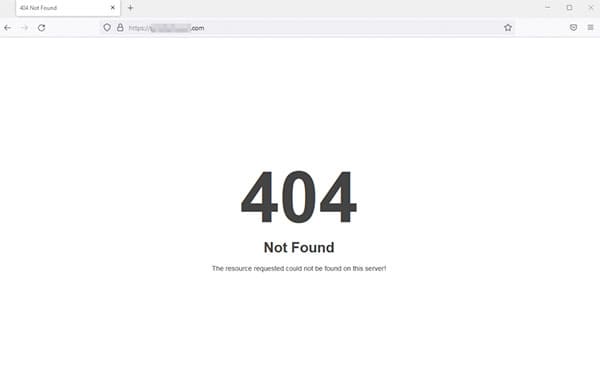 خطای 404 وردپرس